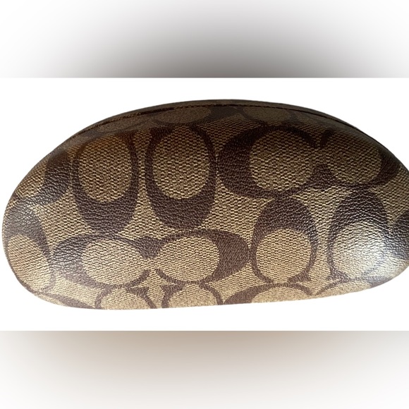 Coach Women's Tan case sunglasses. - Picture 4 of 8